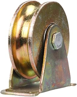 1Pcs Sliding Gate Roller,U Type Wheel for Inverted Track,Rigid Caster for Gate Frame,for Sliding Door,Industrial Machines,Inverted Track,Rolling Gate,Wire Rope Rail,Barn Door (Size : 119mm/4.7in)