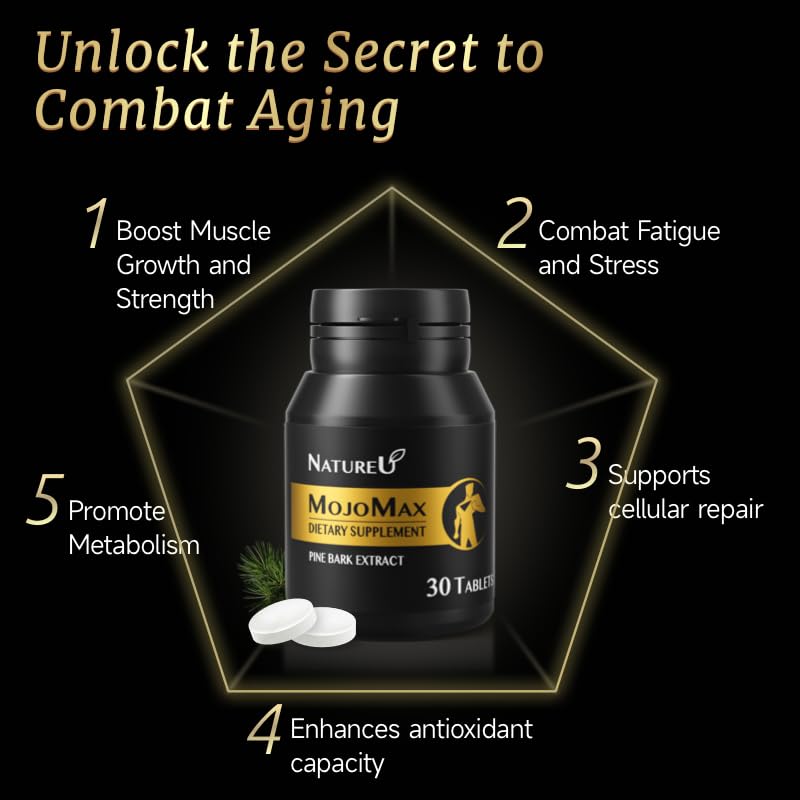 Image of L-Citrulline Supplements, French Pine Bark Extract and L-Citrulline Complex, Nitric Oxide Supplement for Men, Performance Supplement for Men Health Endurance Recovery Support