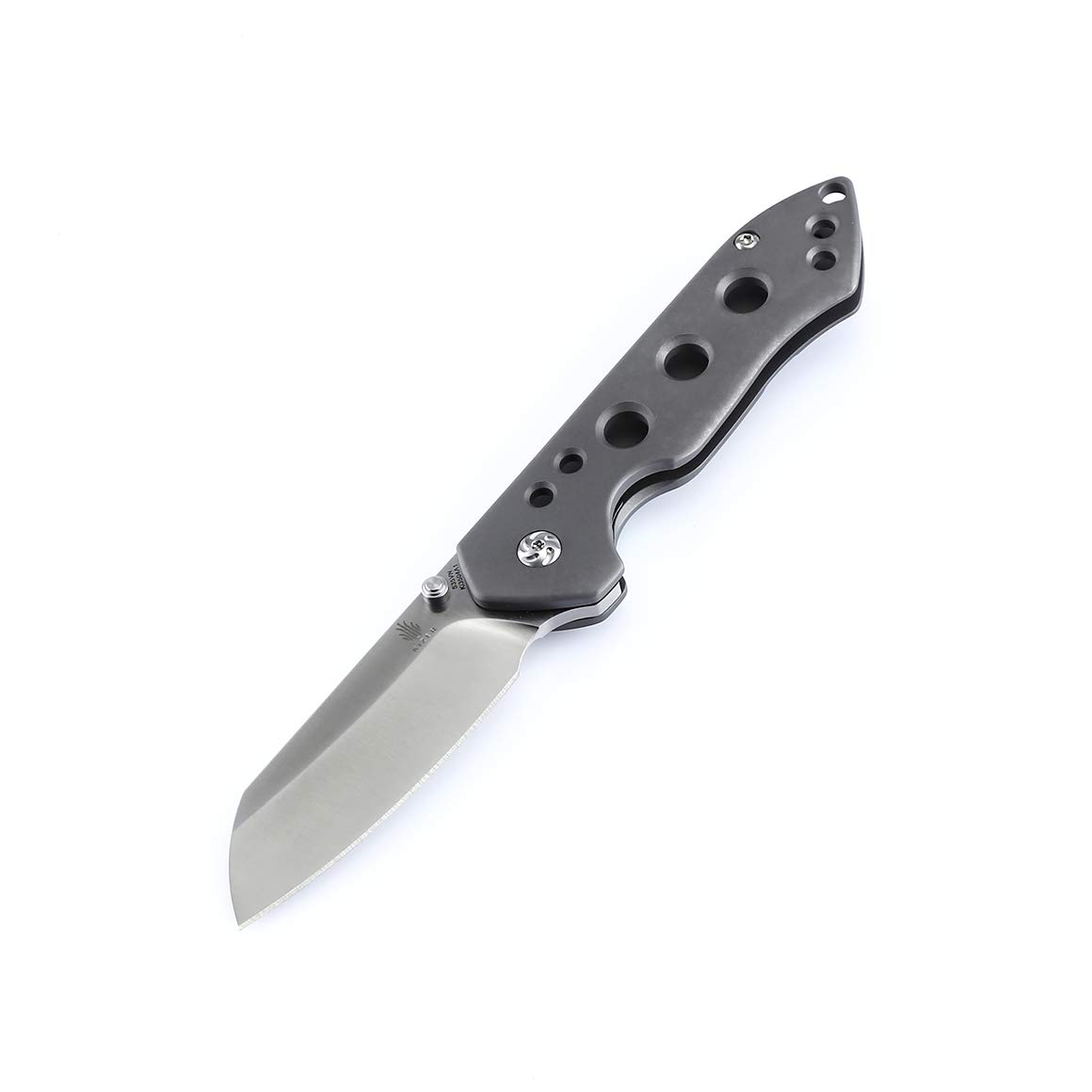 Kizer Cutlery Folding Pocket Knives Titanium Handles Tactical EDC Knife, Matt Degnan Guru Ki3504 (Ki3504A1)