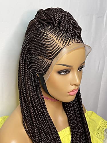 Amy braids Cornrow braided wig