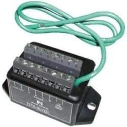 Ditek DTK-4LVXR 4 pares de protección de entrada de teléfono 1 par de 1224 V de potencia, 2 pares de 130 V Telco, 1 par de 24 V de liberación de