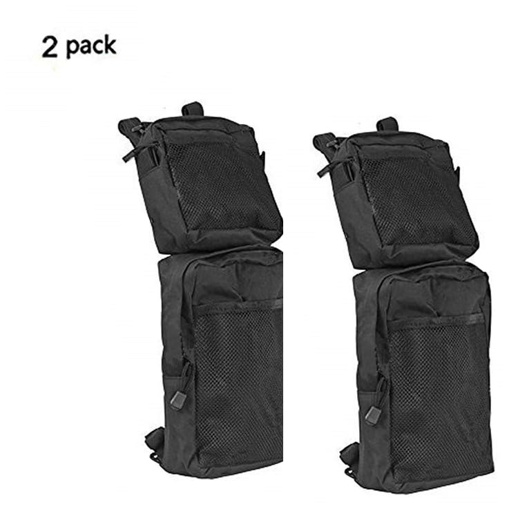 2 Pcs Camouflage Quad ATV 4-Wheeler Fender Cargo Storage Hunting Bags Saddle Bags Luggage Bag con cremallera para Polaris Sportsman, Yamaha, Honda FourTrax miniatura 2