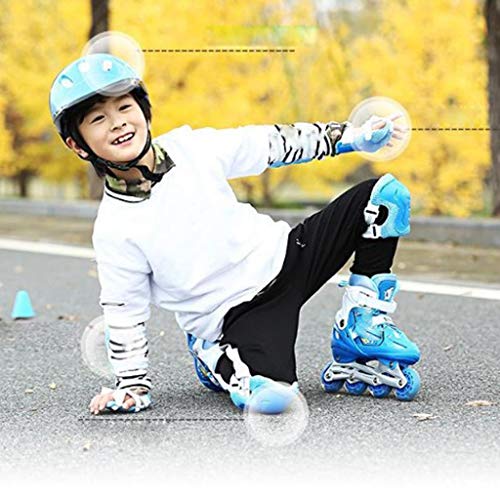gazechimp Conjunto De Proteção De Skate/Skate Com Joelheiras De Patinete De - Vermelho 6Pcs