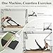 PAETA Pilates Reformer, Wooden Reformer Pilates Machine with Cadillac Trapeze Table, Pilates Equipment for Home Workout and Studio, Includes Sitting Box, Jumpboard(Reformer Cadillac