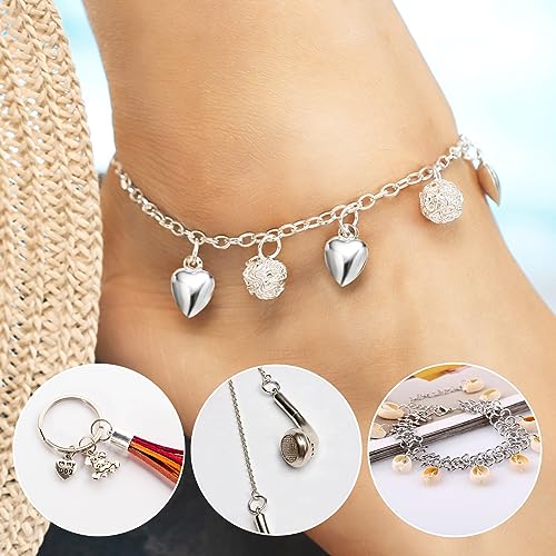 TOAOB 500pcs Open Jump Jump Rings Stainless Steel Silver 4 mm Link Chain Link for Bracelet Necklace Making Craft - Image 4