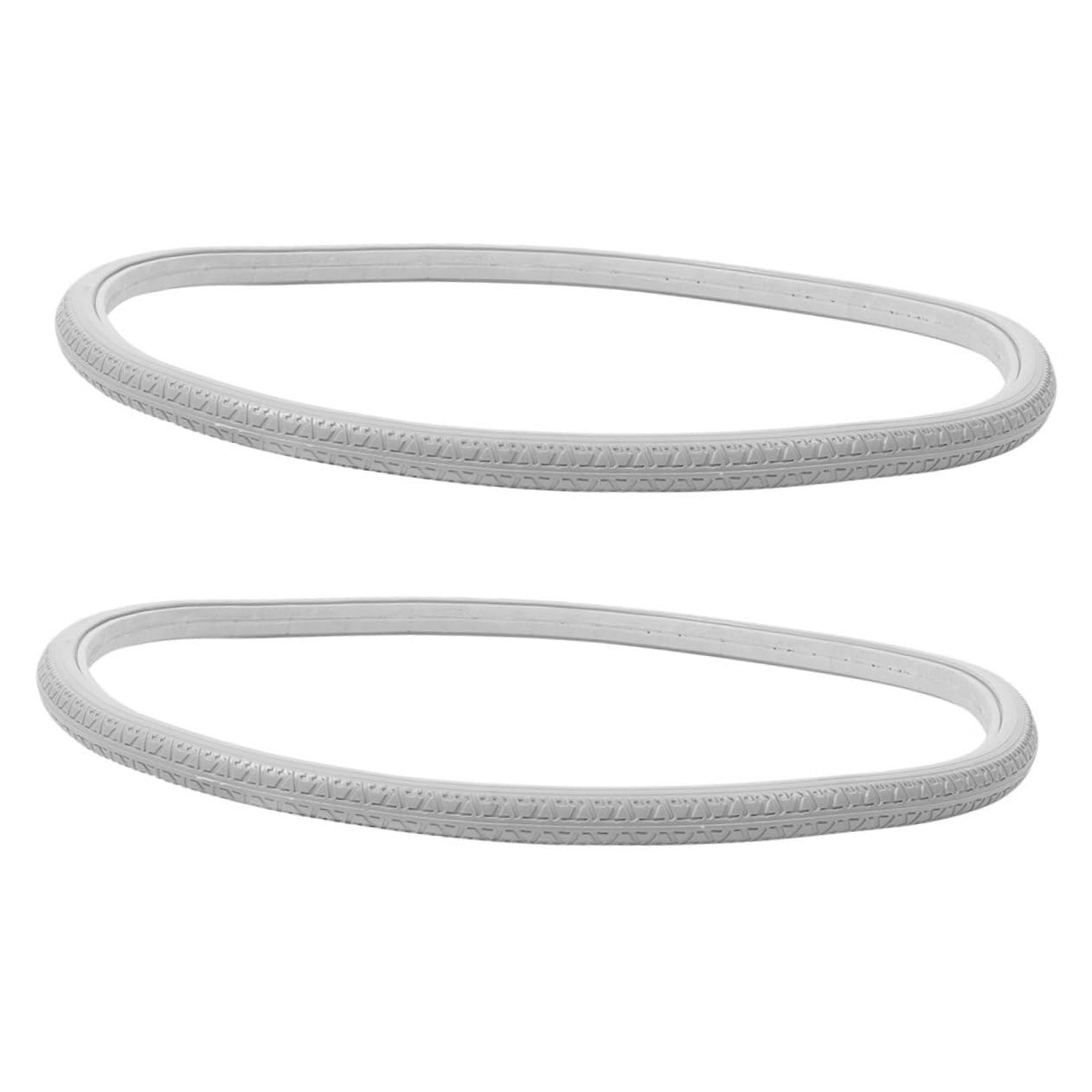 FOMIYES 2Pcs Solid Wheelchair Tire Elastic Non Inflatable Replacement Wheel for Wheelchairs Durable and Lightweight Wheelchair Supplies