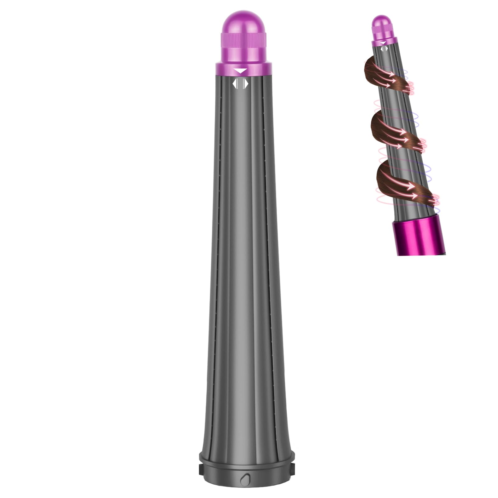 PUREGUST Conical Long Hair Barrels Attachment Compatible with Dyson Airwrap HS01 HS05 HS08 Accessories, Automatic Curling Iron Curlers for Tight Inward Curls Voluminous Outward Waves