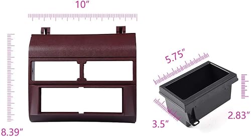 G-PLUS Kit de instalación de radio estéreo para automóvil, adaptador de arnés de cables, cubierta de tablero de montaje de radio, compatible con