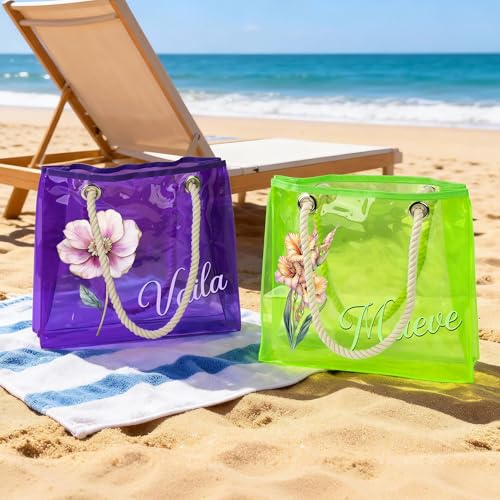 Bolso Tote Transparente Personalizado para Mujer miniatura 3