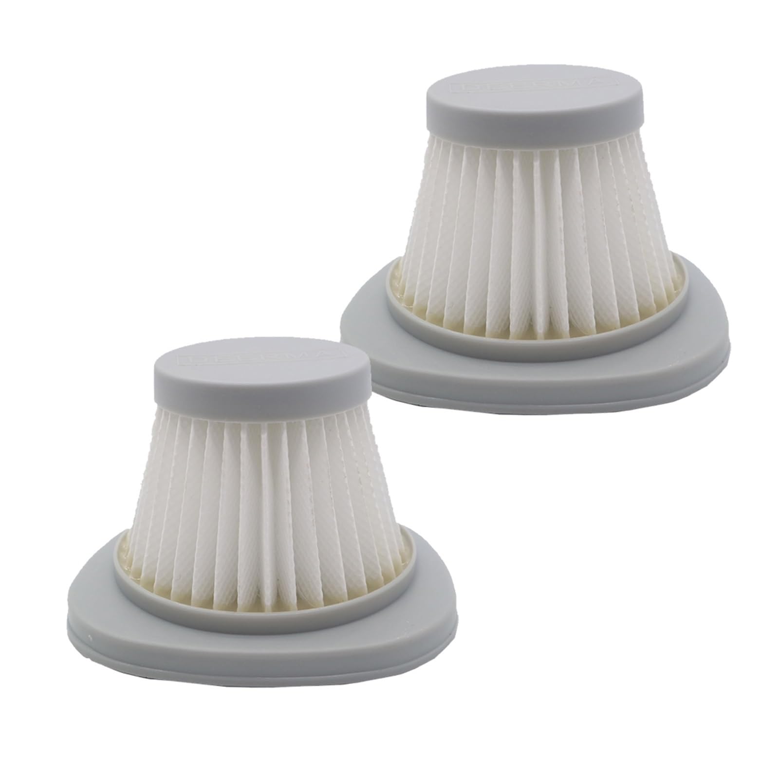 EEZII Washable Fits，Compatible For Deerma，DX118C/DX128C HEPA Filter Replacement Parts For Home Vacuum Cleaners(2pcs)