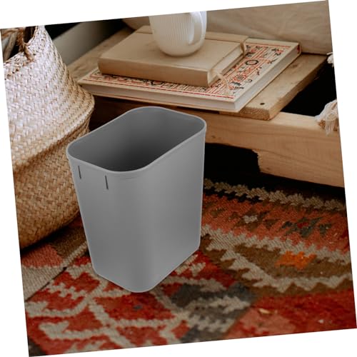 Bote de basura pequeño rectangular para cocina y dormitorio miniatura 2
