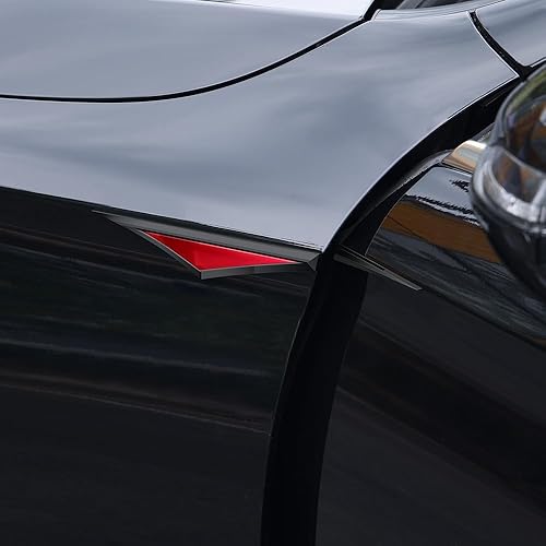 Miniatura 9 de Par de accesorios de metal 3D para automóvil para puertas laterales, hoja de calcomanías para coche, guardabarros de coche, emblema de ala lateral,