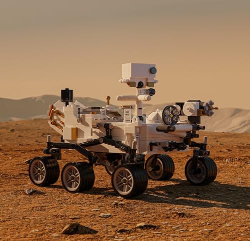 Brick Loot NASA Mars Rover Perseverance Building Kit – 603-Piece Lego-Compatible Space Exploration Model with Ingenuity Helicopter, Premium ABS STEM DIY Set for Kids & Adults, Display Collectible - Image 5