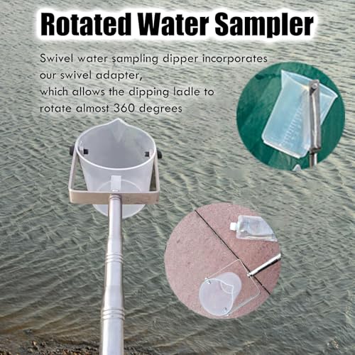 Kit campionatore d'acqua portatile per una raccolta efficiente di liquidi in stagni, fiumi e piscine, ideale per analisi dei solidi sospesi e test di pozzi, facile da usare, durevole e affidabile