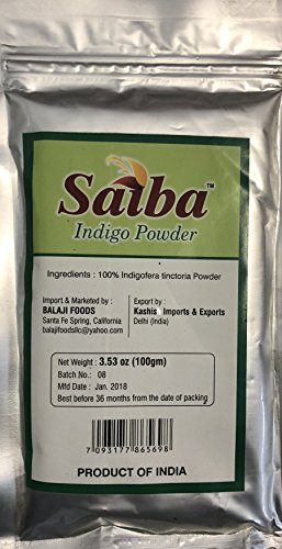 Saiba Herbal Henna Indigo Powder 100g miniatura 2