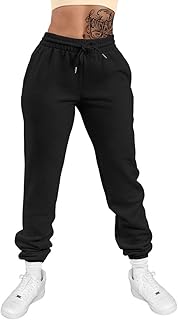 Women's black sweatpants with pockets Clearance