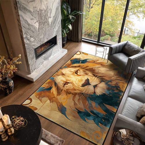 Tapete Decorativo 5x7 Pies Estilo Tropical Leopardo miniatura 2