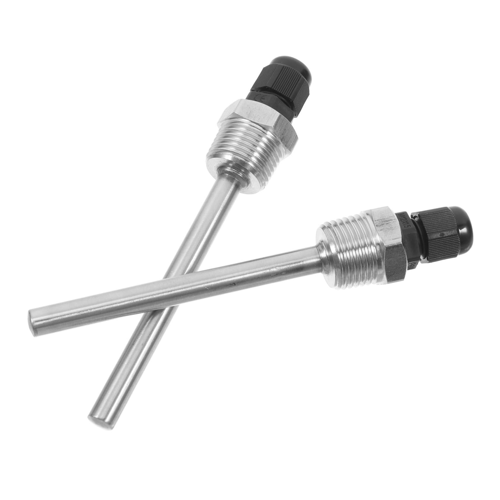2piezas Termopozo De Acero Inoxidable Para Sensor Temperatura Resistente y Duradero Compatible Con Calentadores De Agua Fácil Instalación Paquete Unidades