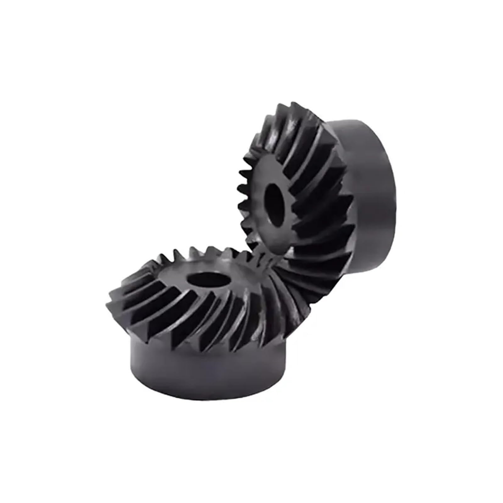 Kegelradgetriebe 1 Satz 45# Stahl 1M 20T bis 80T Spiralkegelrad M1 Modul 1:4 90 Grad Differentialgetriebe gleiches Übersetzungsverhältnis Durchmesser 6 mm 8 mm Loch