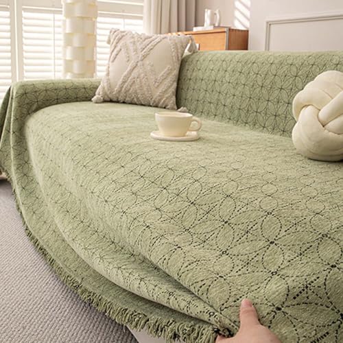 Housse de canapé modulable grand format tapis de canapé lavable en chenille - 3