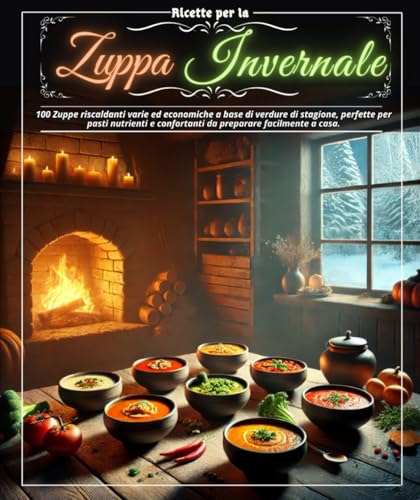 Ricette per la zuppa invernale: 100 Zuppe riscaldanti varie ed economiche a base di verdure di stagione, perfette per pasti nutrienti e confortanti da preparare facilmente a casa.
