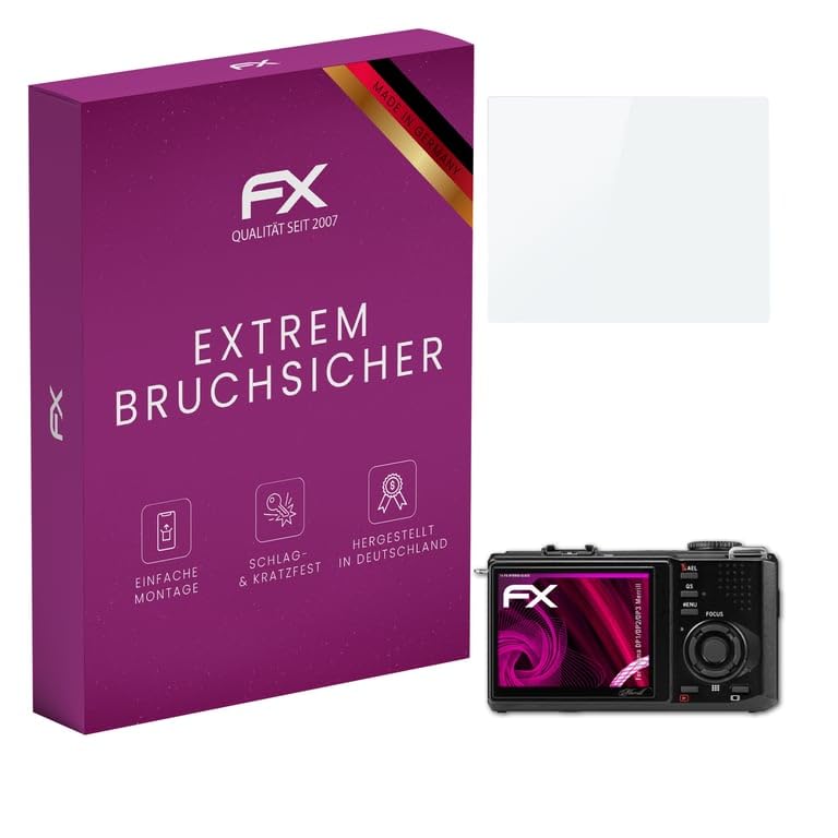 atFoliX Plastic Glass Protective Film compatible with Sigma DP1/DP2/DP3 Merrill Glass Protector, 9H Hybrid-Glass FX Screen Protector