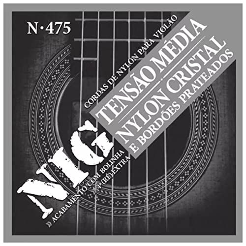 Jogo De Cordas Para Violão Nylon Nig Tensão Média N-475