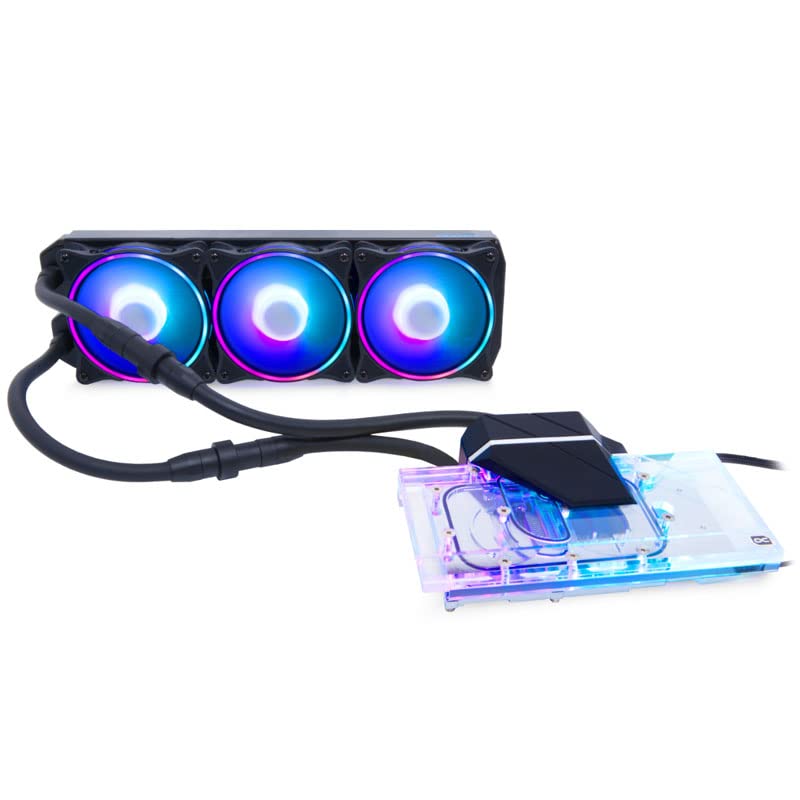 Alphacool 14413 Eiswolf 2 AIO - 360 mm RTX 3080 Founders Edition with Backplate VGA Cooler Water Cooling