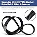 (Pack of 2) WH01X27538 Washer Drive Belt Replacement for GE & Hotpoint Washing Machines Compatible with AP6328256, 4587903, PS12299369 – Fits Select Clothes Washer Models