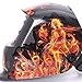 Price comparison product image QZFH Large View, Solar & Battery Powered, DIN9~13 Shade, Auto Darking + Grinding Function Welding Helmet {Lightening} Mask Safety Gear,Burst