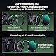 APEXEL 67mm Variabler ND2-400 Handyfilter, 9-Stopp-Variabel, Universelles Handyobjektiv mit Cold Shoe Mount, Passend für alle Smartphones