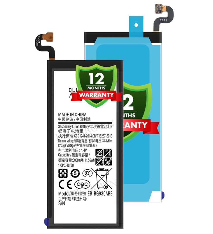 Image of Original EB-BG930ABE Battery Compatible for Samsung Galaxy S7 - (3000mAh) - 1 Year Warranty DF7