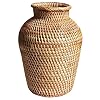 Veemoon Rattan Flower Vase Woven Plants Vase for Dry Flowers Artificial Flowers and Flower Arrangements 8.26in Table Centerpiece for Home D Cor Weddings and Daily Use