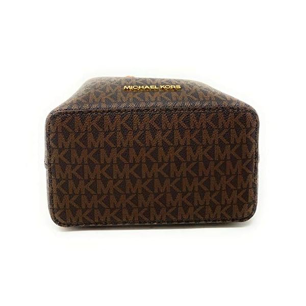 Michael Kors Suri Small Bucket Shoulder Bag (Brown PVC)