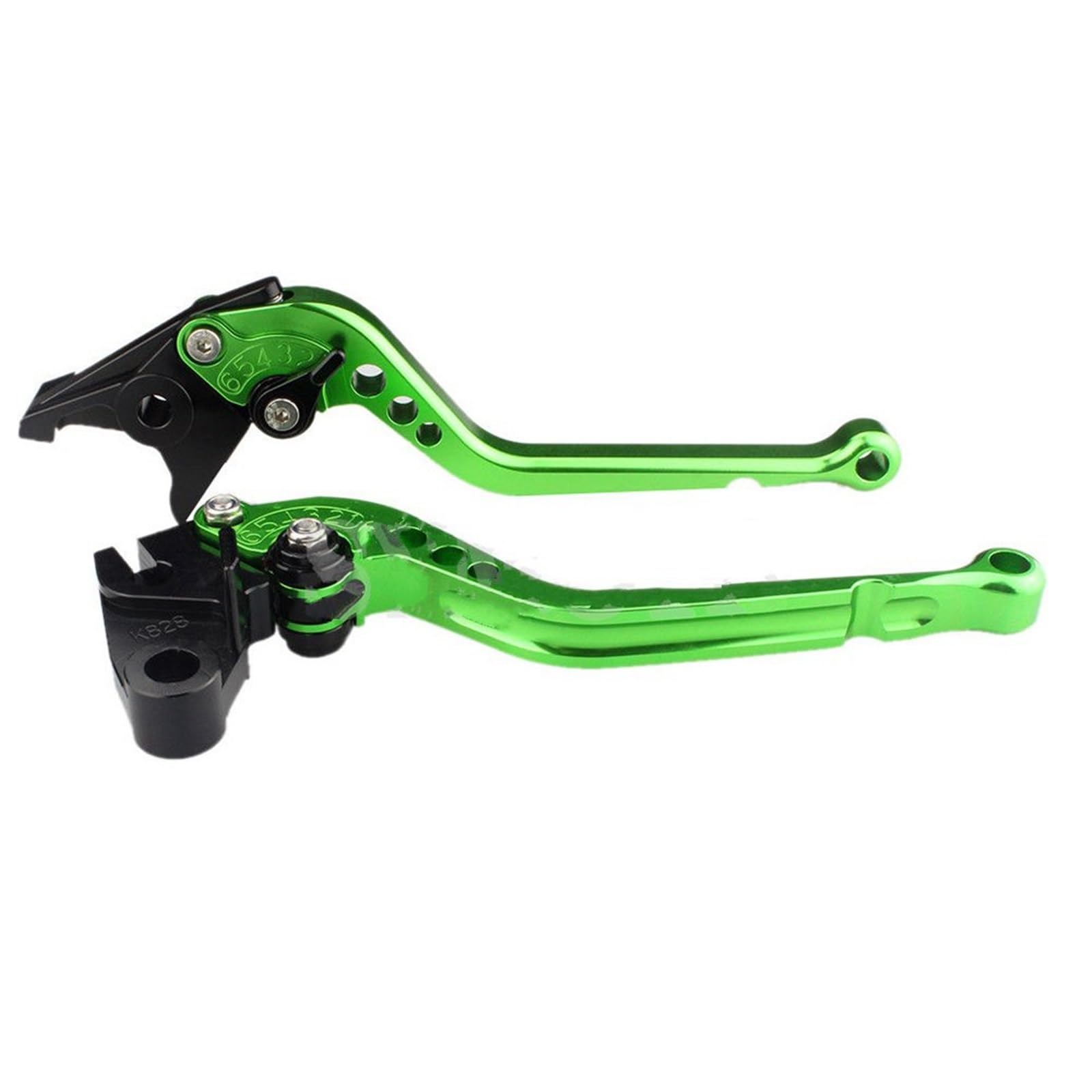 Bmnjvi Long Green Short&Long Motorcycle Brake Clutch Levers For Y&Amaha Yzfr6s 2006-2009 Yzf R6s 2007 2008 2009