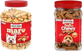 Dog Treats Bundle: MaroSnacks Beef 40 Ounce + Soft & Chewy Chicken 25 Ounce