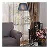 Indoor Crystal Metal Floor Lamp LED Moderne eenvoud voor slaapkamers, woonkamer, kantoor, leeslichtHome