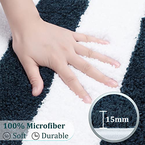 PiccoCasa Non Slip Bath Mat, 50x80 Cm Soft & Super Absorbent Bathroom Mat - Image 3