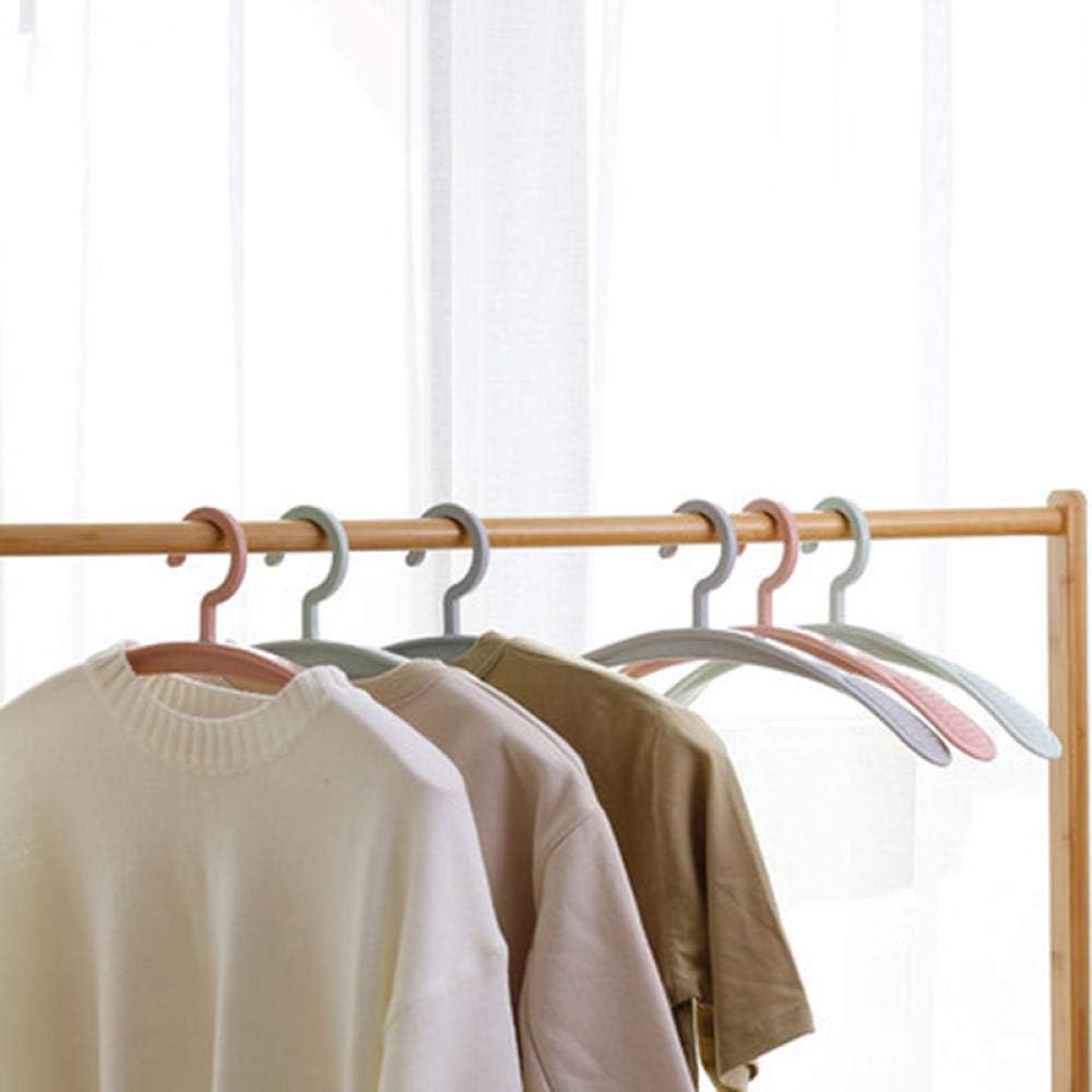 Clothing Supplies 4 pcs/lot 44.5cm Plastic Suits Hangers Anti-Skid Adult Clothes Hanger Household Coat Drying Rack Random Color