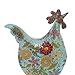 Deco 79 Metal Rooster Decorative Garden Sculpture Indoor Outdoor Distressed Standing Garden Statue with U Shaped Feet, Outdoor Sculpture 10