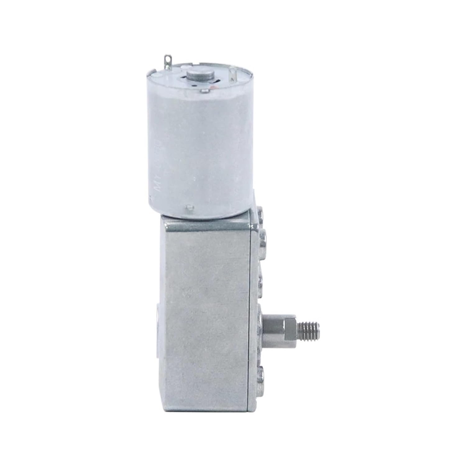 12V 24V JGY370-M5 DC Geared Motor Threaded Screw Shaft Can CW CCW Speed Adjustable Worm Gear Micro Motor