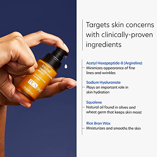 PCA SKIN ExLinea Peptide Smoothing Face Serum - Anti Aging Hydrating Spot Treatment with Hyaluronic Acid for Fine Lines & Wrinkles (1 fl oz) - Thumbnail 3