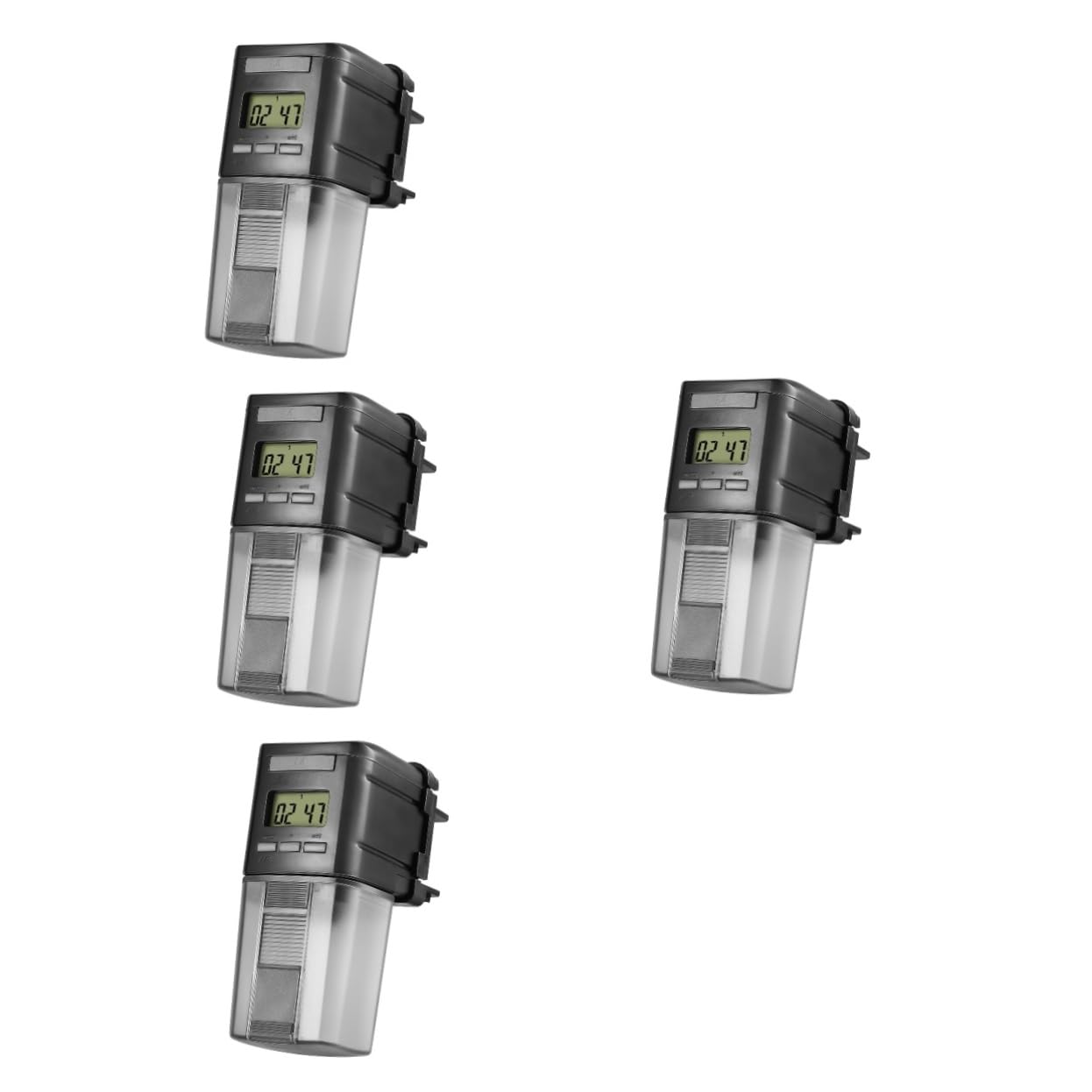 Yardwe 4 Uds Alimentador Temporizador De Vacaciones Alimentador Automático De Peces De Colores Temporizador Eléctrico Vacaciones Dispensador De Comida para Peces Comida para Peces