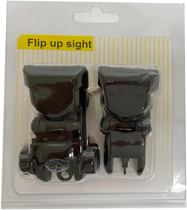 Polymer Flip up Backup Sight Front and Rear Sight 20mm Rail