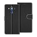 Produktbild COODIO Handyhülle für Huawei Mate 10 Pro Handy Hülle, Huawei Mate10 Pro Hülle Leder Handytasche für Huawei Mate 10 Pro Klapphülle Tasche, Schwarz