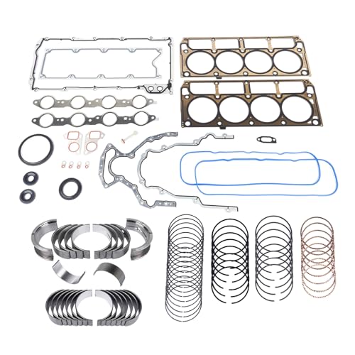 GELUOXI Engine Rebuild Re-Ring Kit Replacement for Chevy GMC Gen III LS1 LS6 LQ4 LQ9 4.8L 5.3L 5.7L 6.0L 12558178 12551933 12611384 12558177