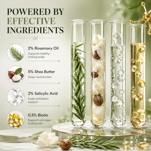 Image of Ultimate Anti Dandruff Kit | Scalp Scrub + Shampoo + Conditioner Combo | 2% Salicylic Acid, Rosemary Oil, Shea Butter & Biotin | Helps Remove Flakes, Cleanse Scalp & Nourish Hair | 600ml