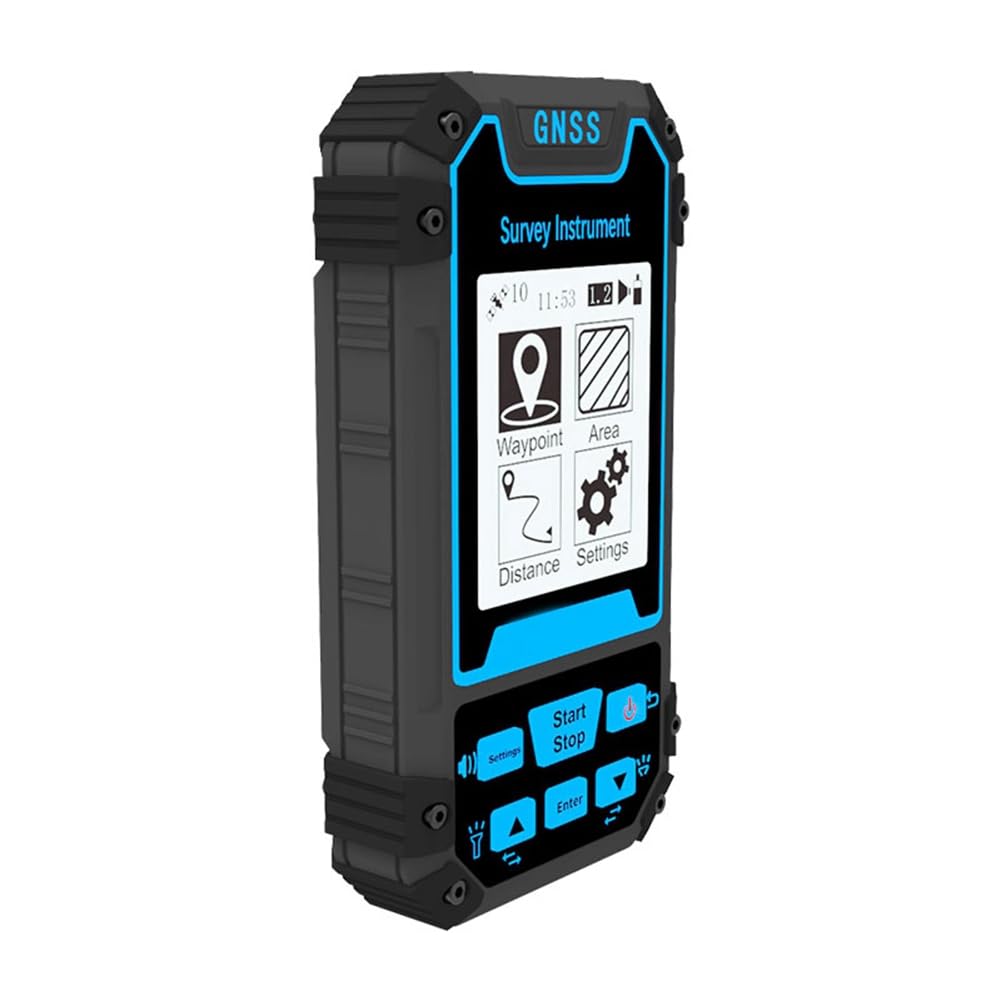 Instrumento de Medición de Área GPS Profesional Recargable GNSS para Encuestas de Terreno Medición de Distancia en Pendiente de Montaña