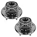 TRQ Front Wheel Hub Bearings Assembly Set Compatible with 2009-2020 Dodge Journey