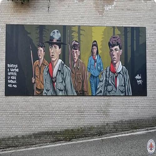 Braccano, un Murale per lo Scautismo